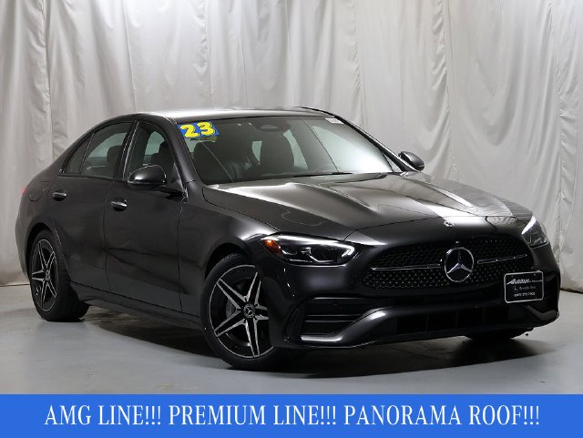 Certified Used 2023 Graphite Gray Metallic Mercedes-Benz C 300 image 1