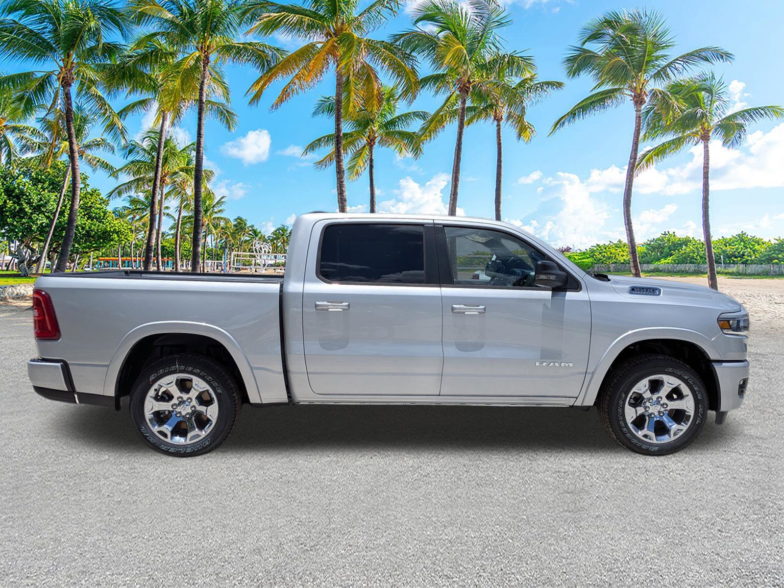 New 2026 Silver Zynith Exterior Paint RAM Big Horn image 3