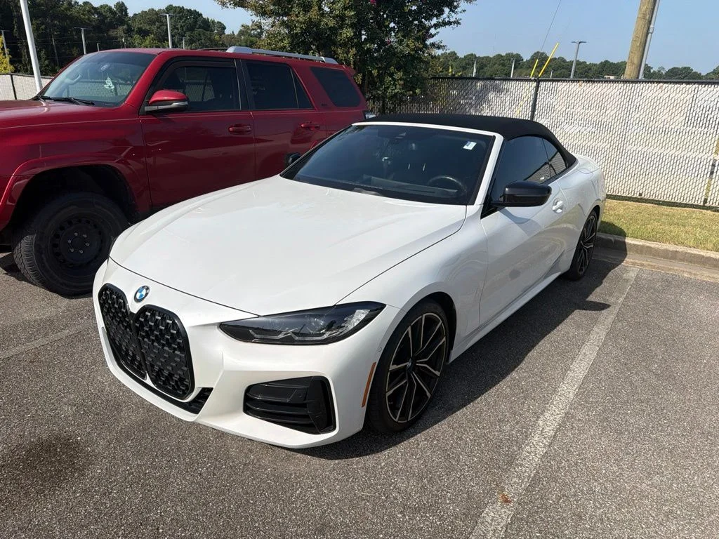 Used 2024 Mineral White Metallic BMW M440i image 1