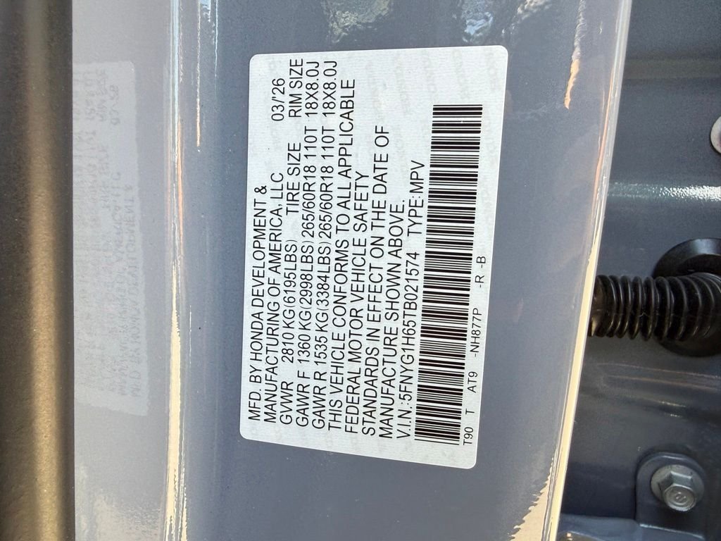 Used 2026 Sonic Gray Pearl Honda TrailSport image 33
