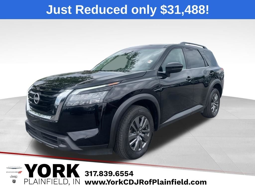 Black 2025 Nissan Pathfinder SV 4WD SUV / Crossover All-Wheel Drive 9-Speed Automatic