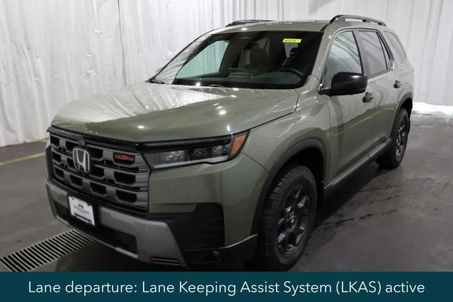 New 2026 Ash Green Metallic Honda AWD TrailSport image 7