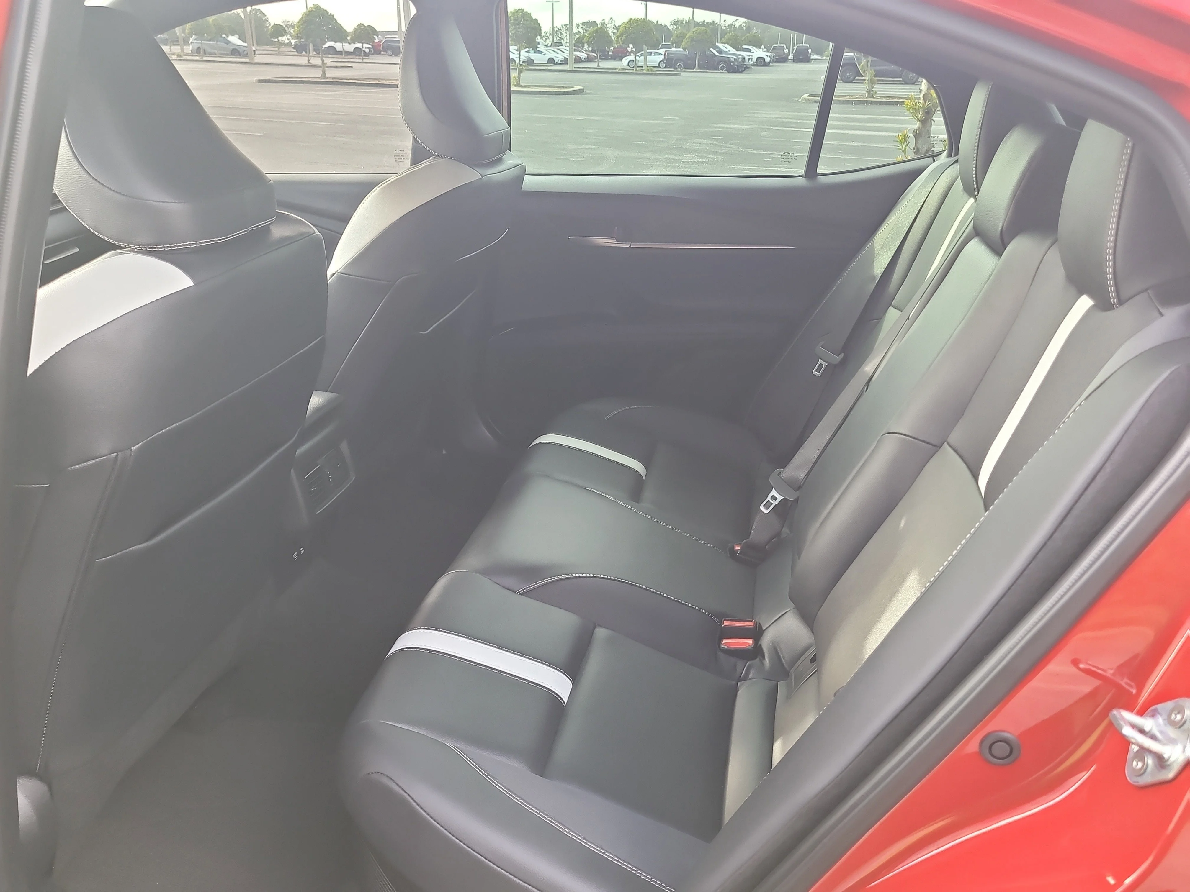 Certified Used 2025 Red Toyota SE image 13