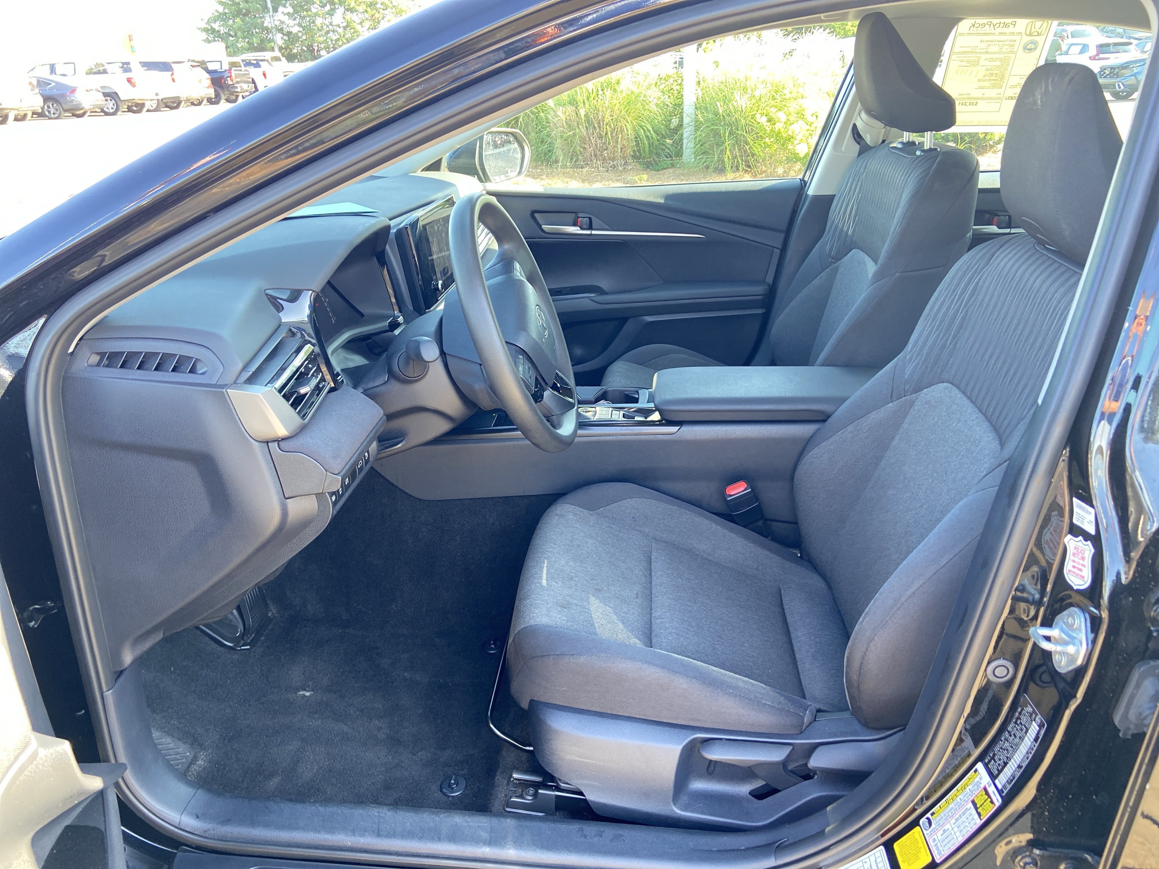Used 2025 Midnight Black Metallic Toyota LE image 35