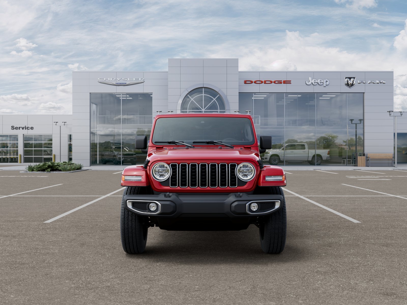 New 2026 Firecracker Red Clear-Coat Exterior Paint Jeep Sahara image 35