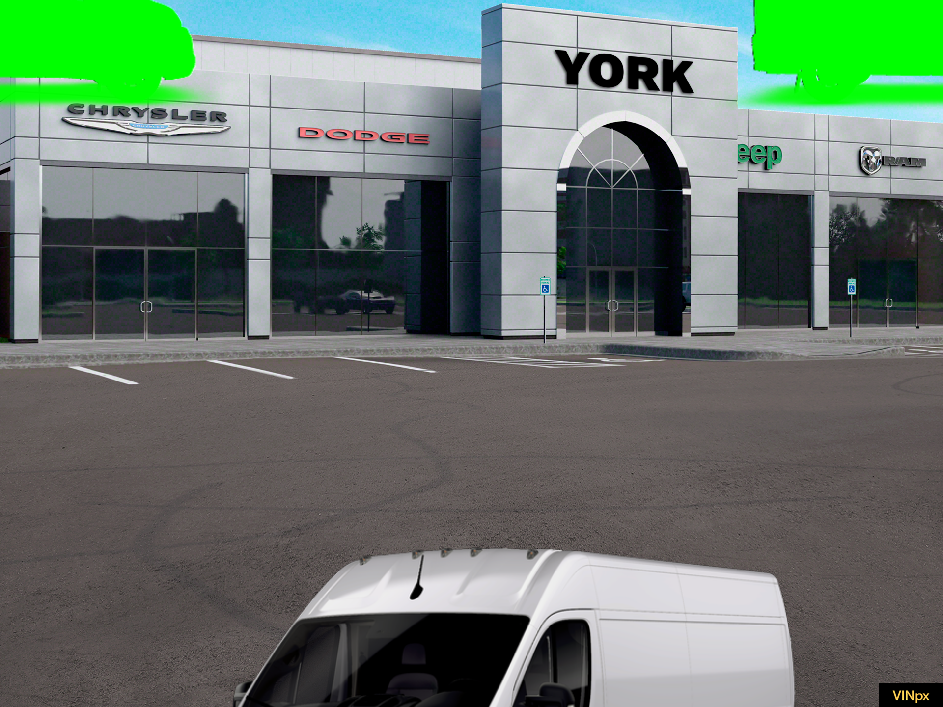 New 2026 Bright White Clearcoat RAM High Roof image 7