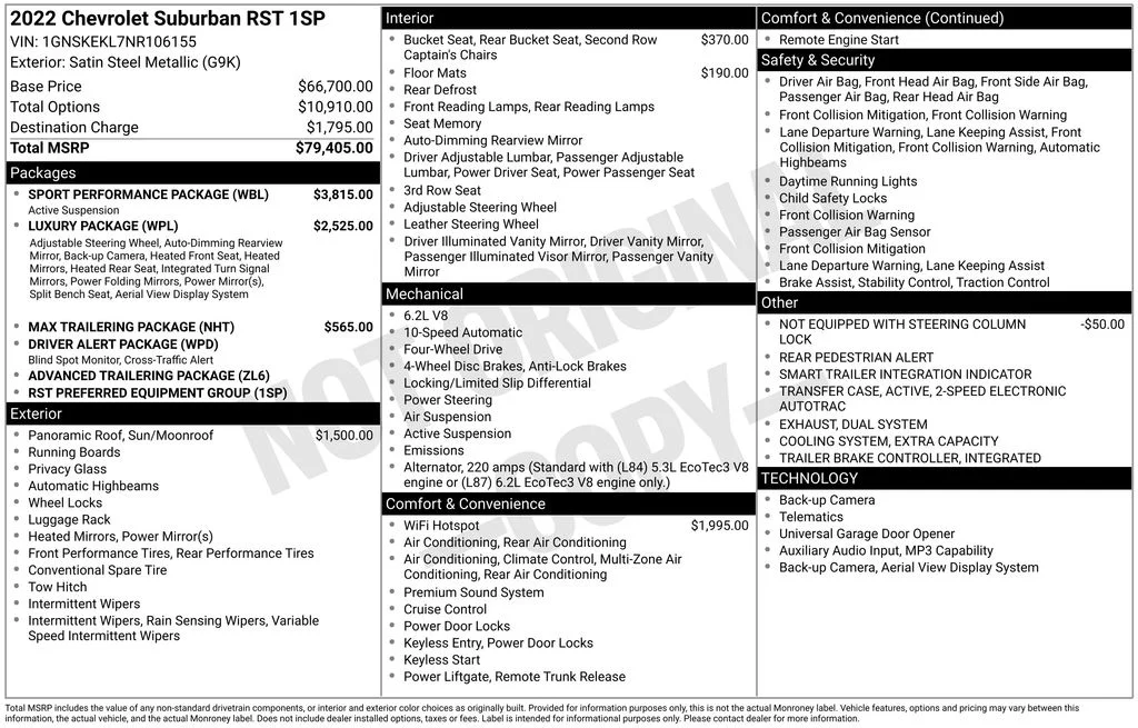 Used 2022 Gray Chevrolet RST image 37