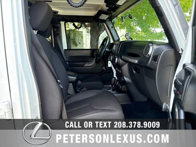 Used 2013 White Jeep Unlimited Sport image 13