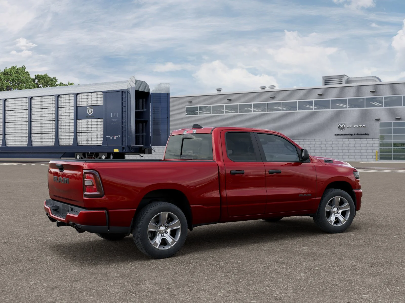 New 2026 Molten Red Pearlcoat RAM Express image 4