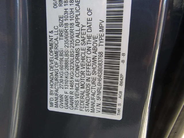 Certified Used 2025 Smoke Blue Pearl Honda EX-L image 31