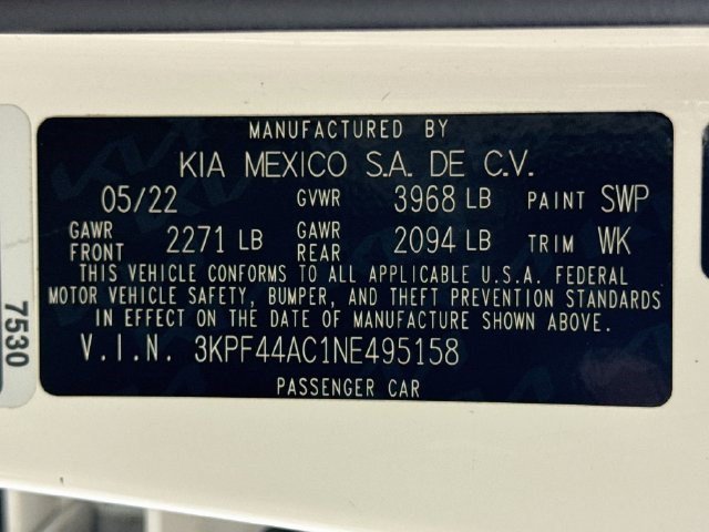 Used 2022 Snow White Pearl Kia GT image 36