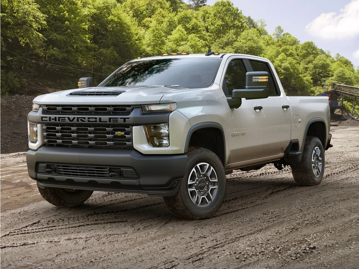 Used 2021 White Chevrolet Work Truck image 1
