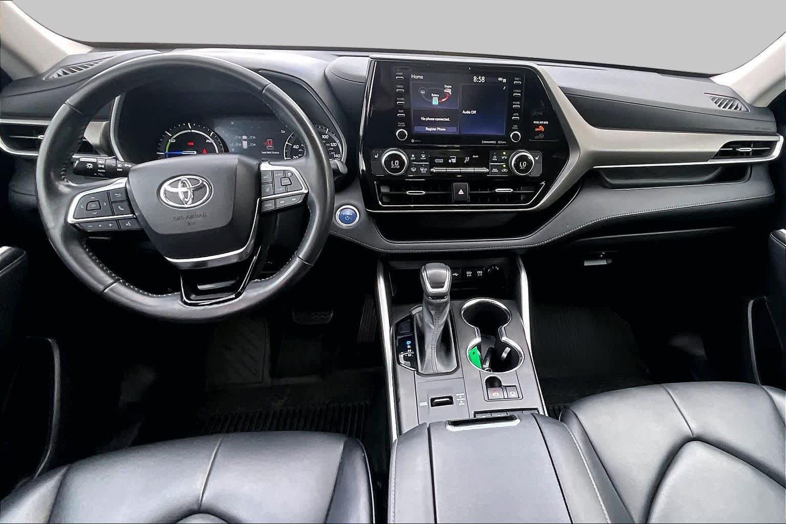 Used 2021 Magnetic Gray Metallic Toyota Hybrid XLE image 16