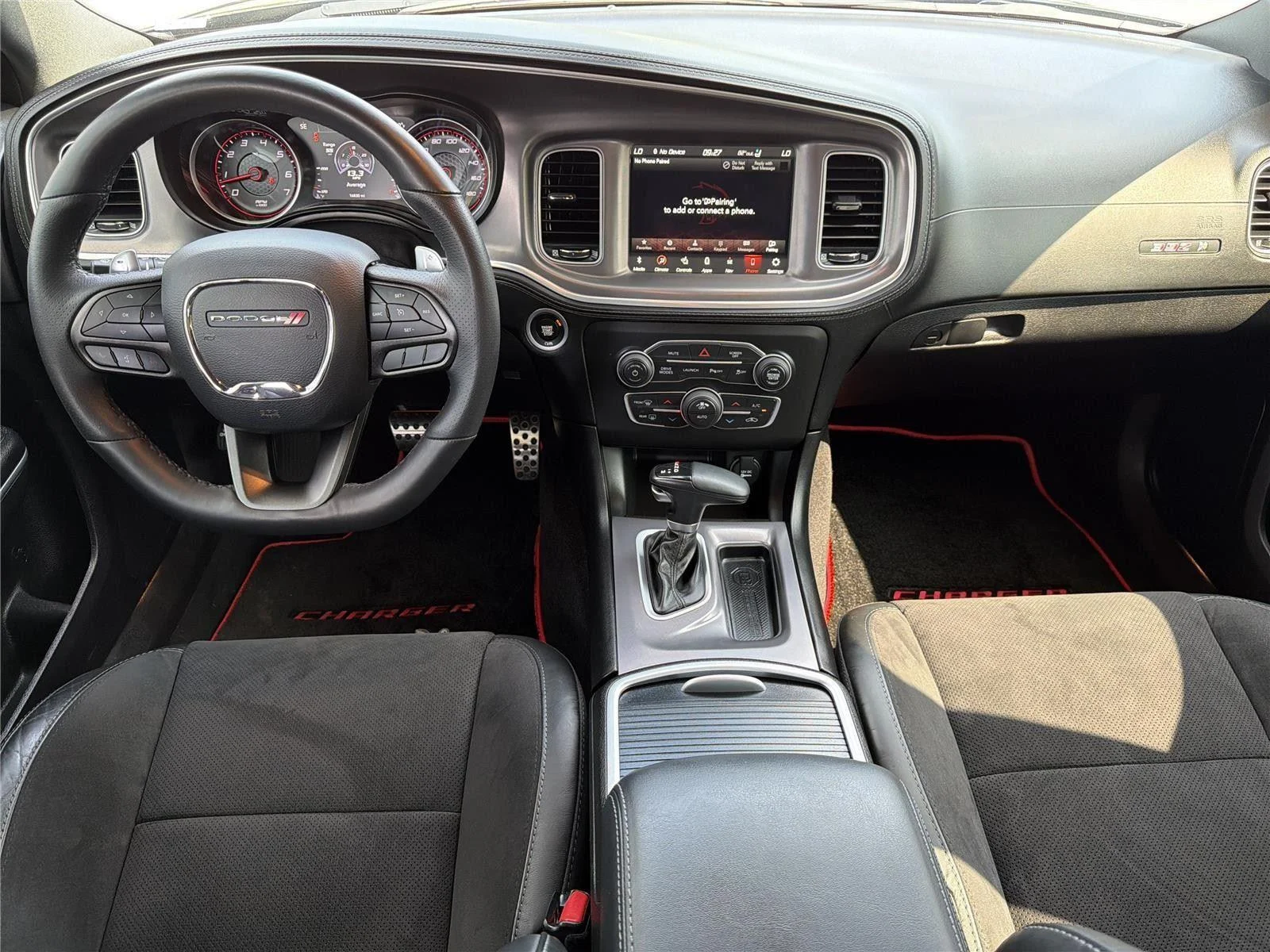 Used 2022 Pitch Black Clearcoat Dodge Scat Pack image 9