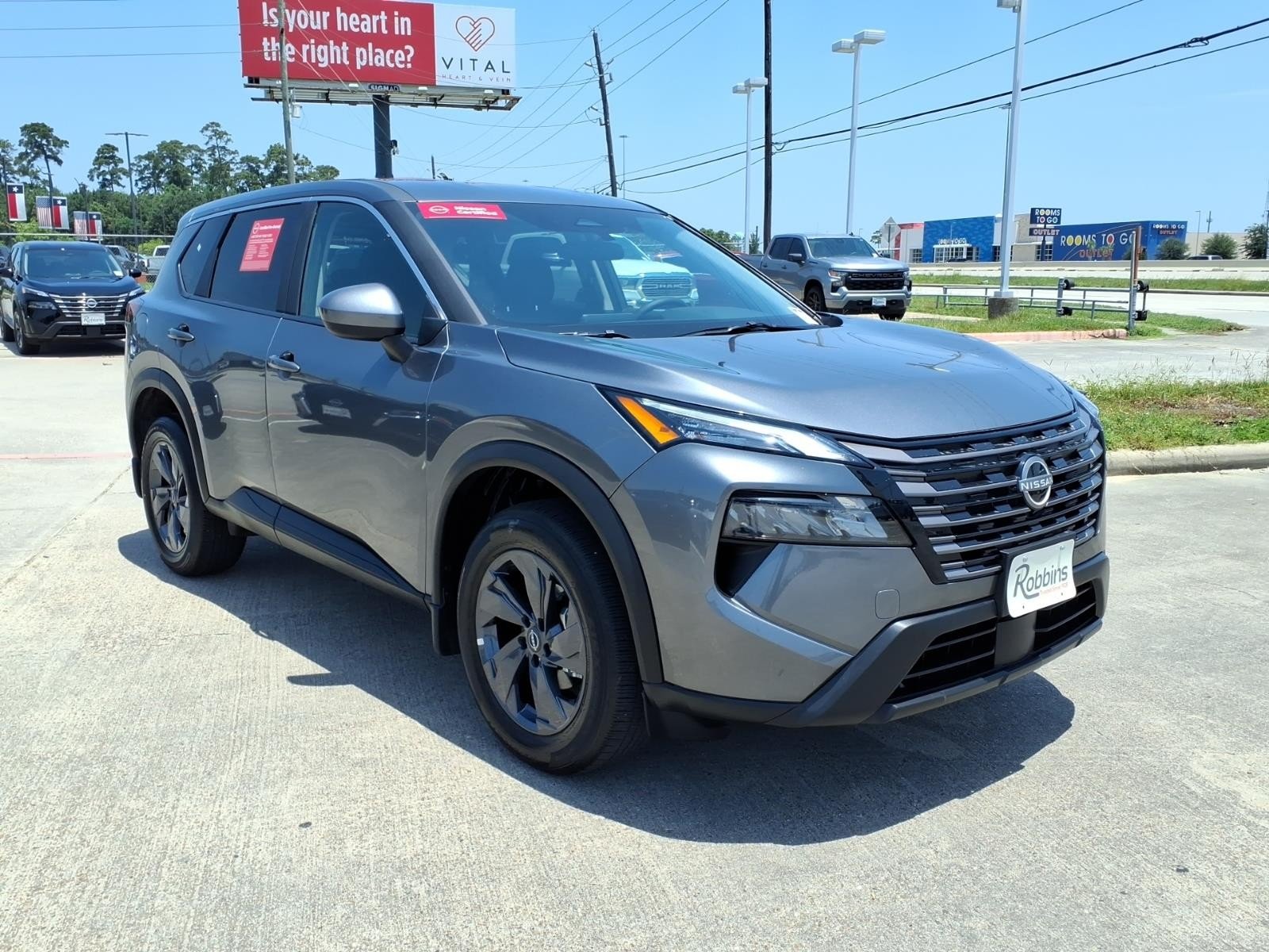 2026 Nissan Rogue Dark Armor White at Robbins Nissan