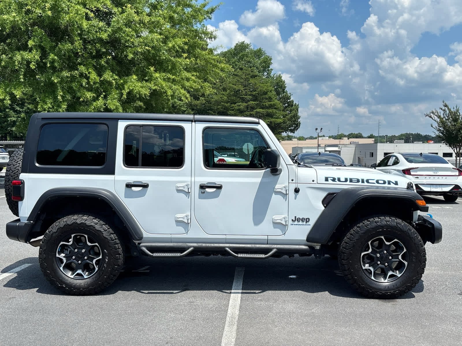 Used 2023 Bright White Clearcoat Jeep Rubicon image 4