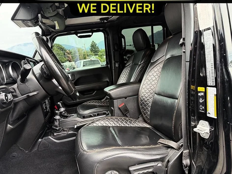 Used 2021 Black Jeep Unlimited Sahara image 9