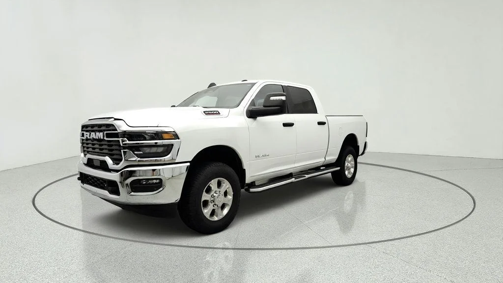 Used 2025 Bright White Clearcoat Ram Big Horn Crew Cab 4x4 6