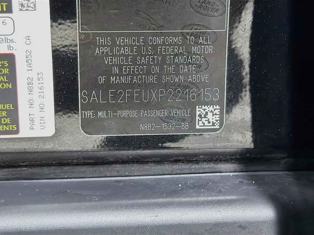 Certified Used 2023 Black Land Rover X-Dynamic SE image 35