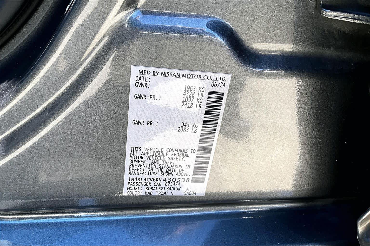 Used 2024 Gun Metallic Nissan 2.5 SR image 36