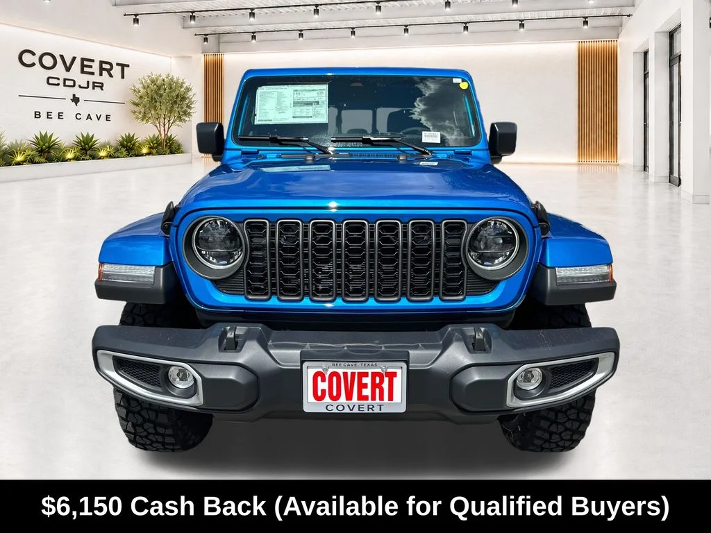 New 2026 Hydro Blue Pearlcoat Jeep Texas Trail image 3