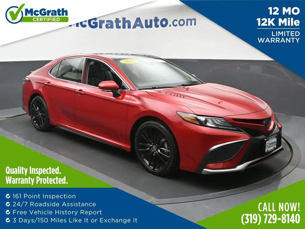 Used 2022 Red Toyota XSE image 1