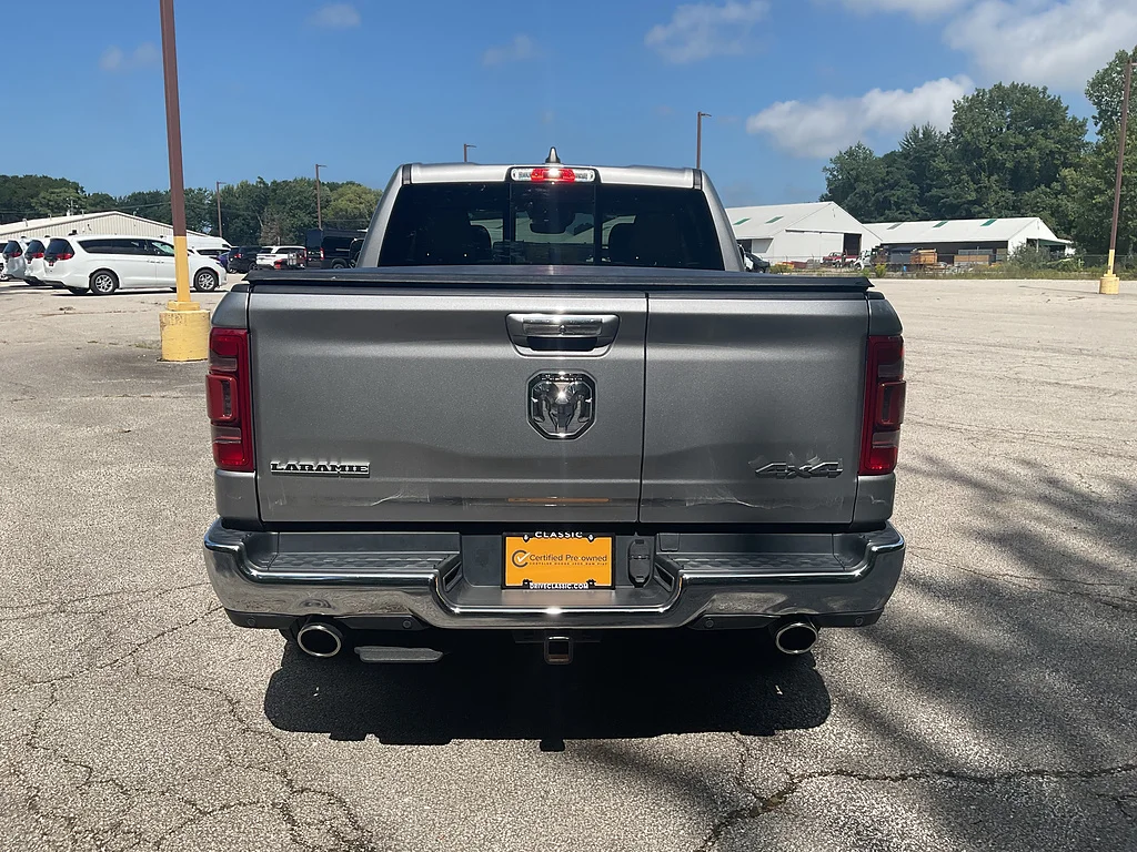Used 2021 Billet Silver Metallic Clear Coat Ram Laramie image 6