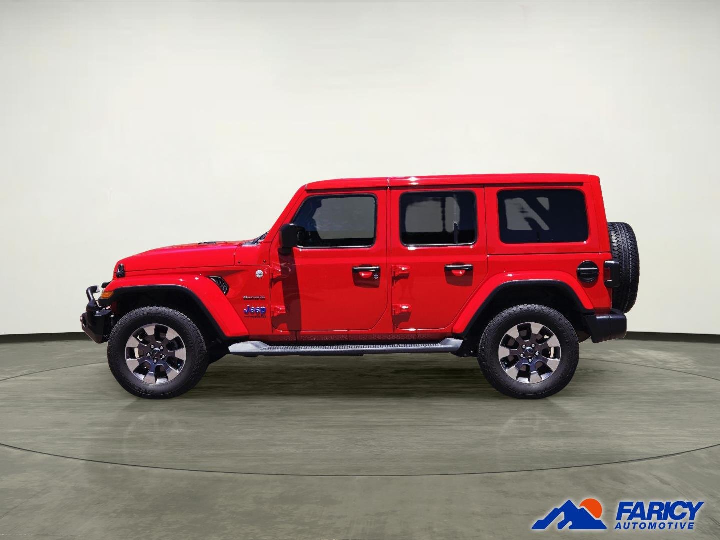 Used 2020 RED JEEP SAHARA image 2