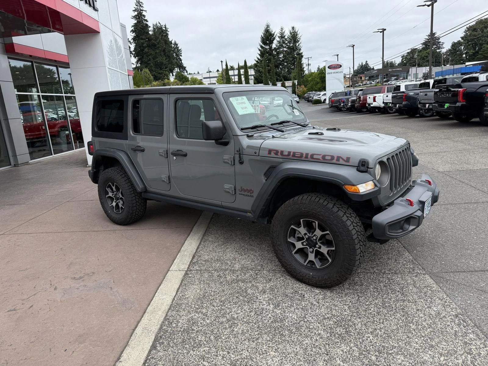 Used 2018 Sting-Gray Clearcoat Jeep Rubicon image 7