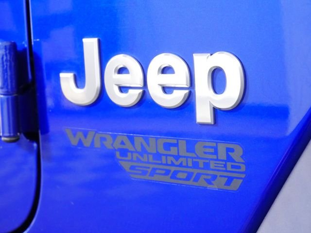 Certified Used 2020 Blue Jeep Unlimited Sport S image 10