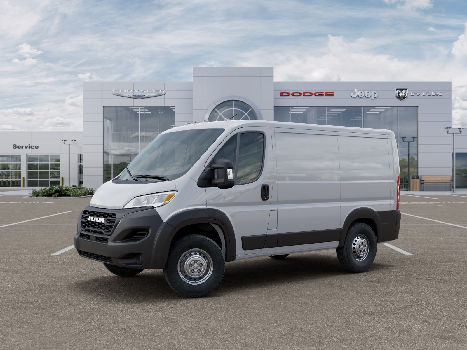 New 2026 Bright White Clear-Coat Exterior Paint RAM Tradesman image 14