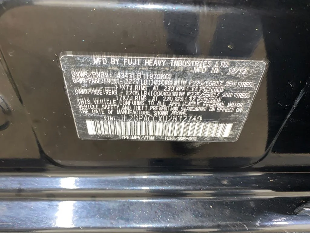 Used 2013 Black Subaru 2.0i Premium image 22