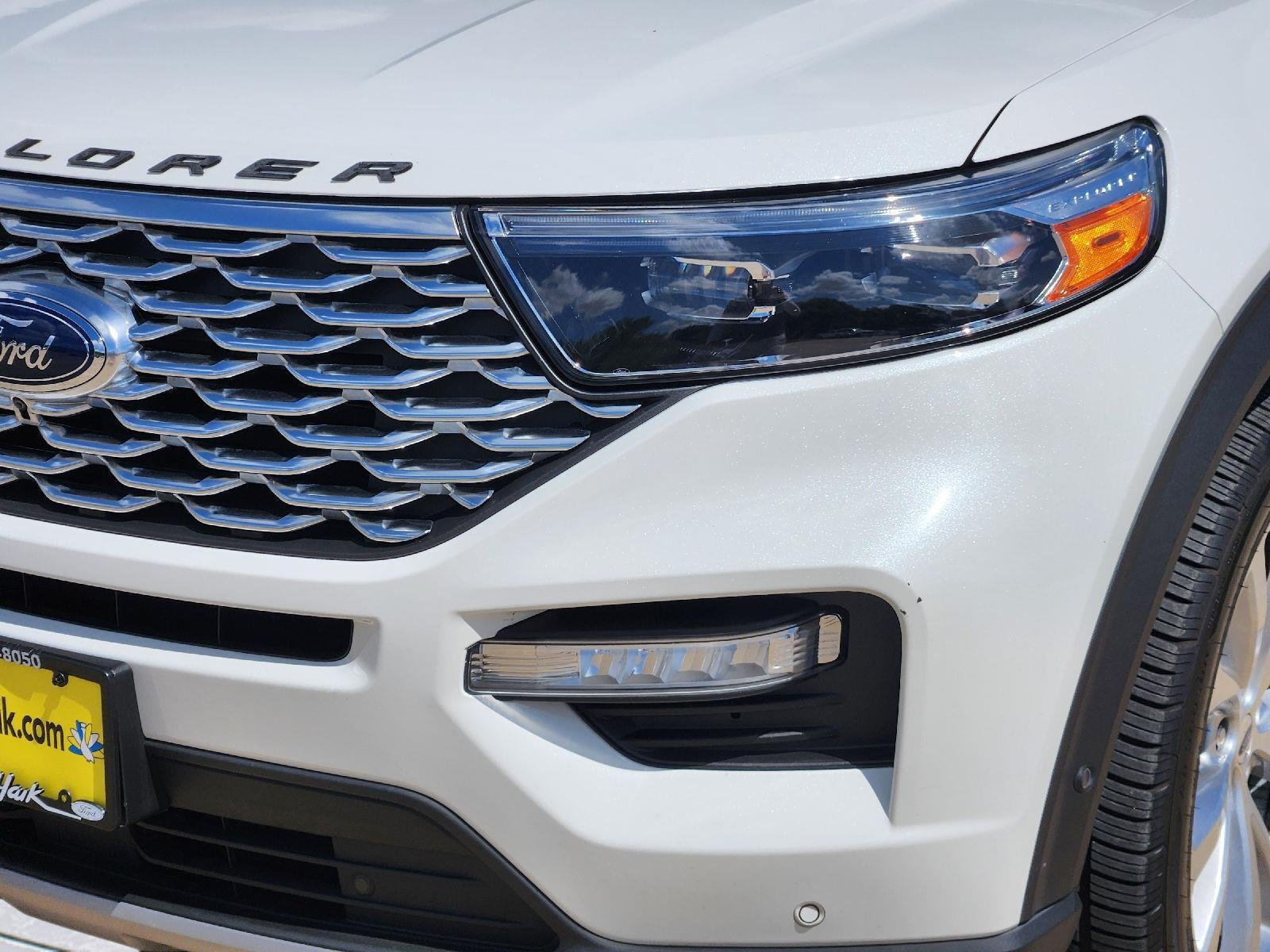 Used 2021 Star White Metallic Tri-Coat Ford Platinum image 7