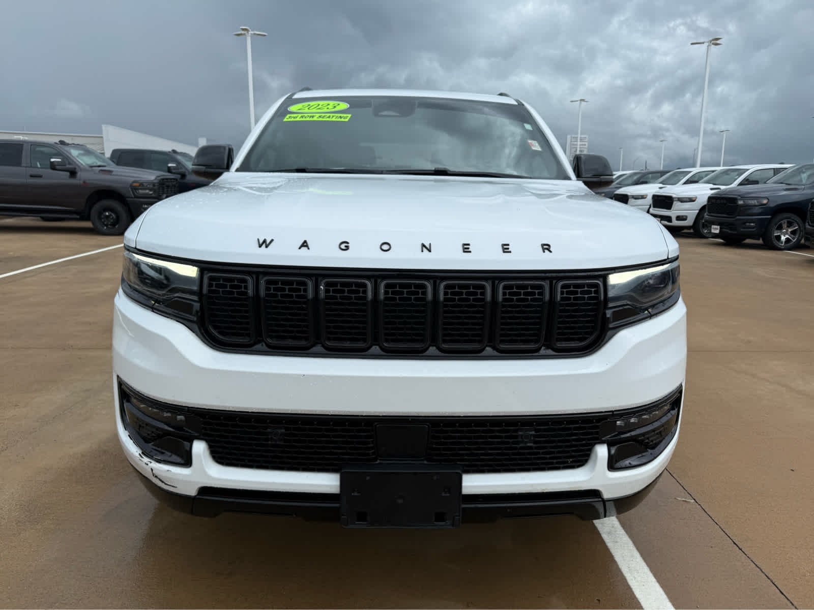 Used 2023 Bright White Clearcoat Jeep Series II Carbide image 6