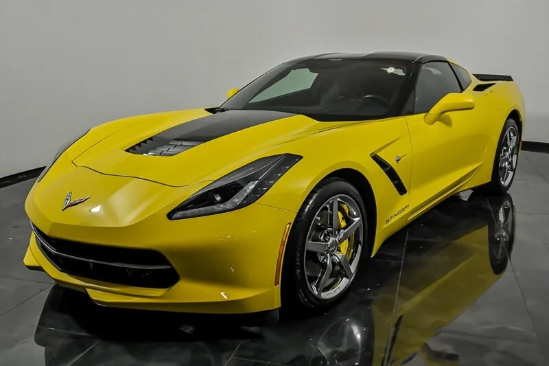Used 2014 Velocity Yellow Tintcoat Chevrolet Stingray image 5