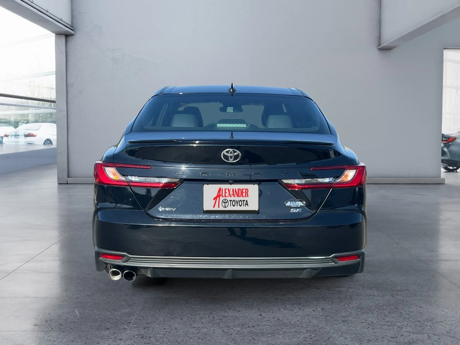 Used 2025 Midnight Black Metallic Toyota SE image 4