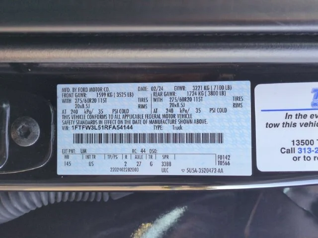 Used 2024 Black Ford XLT image 36