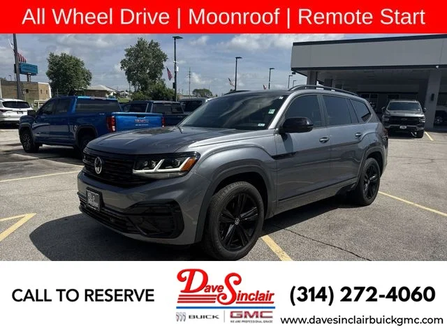 2023 Volkswagen Atlas 3.6L V6 SEL R-Line Black 4MOTION