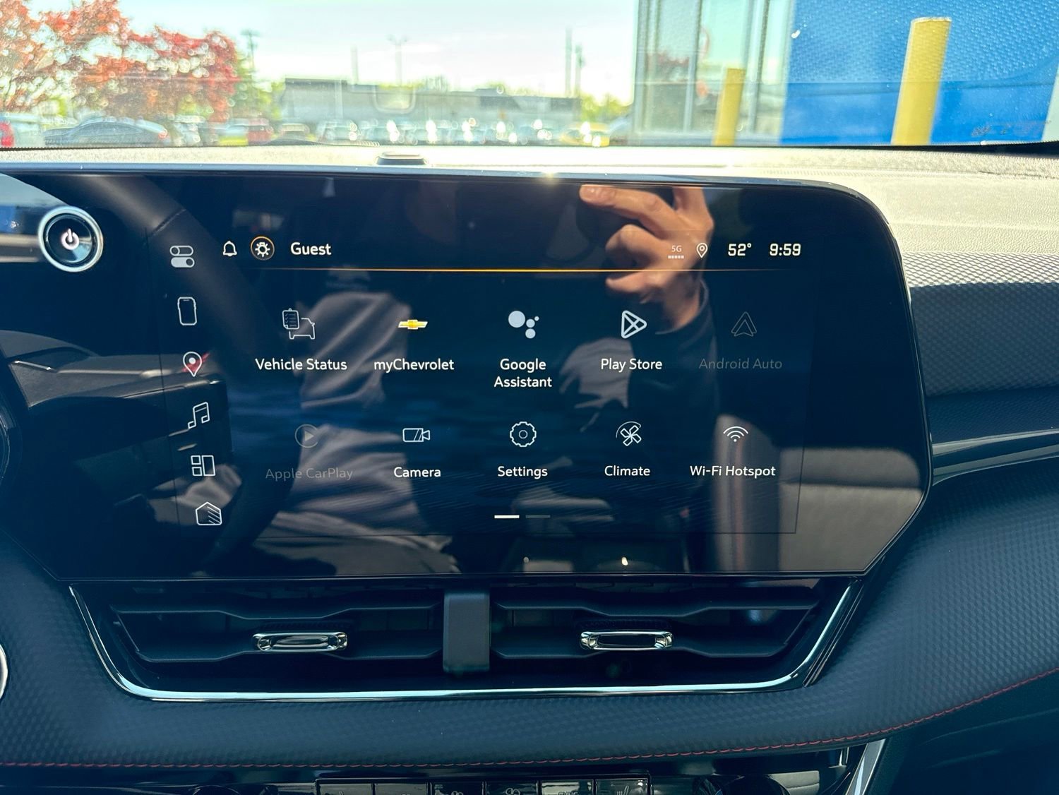 New 2026 Polar White Tricoat Chevrolet RS with Panoramic Sunroof - Safety and Technology Package image 17