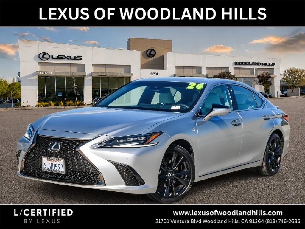 Certified Used 2024 Silver Lexus 350 F Sport image 1