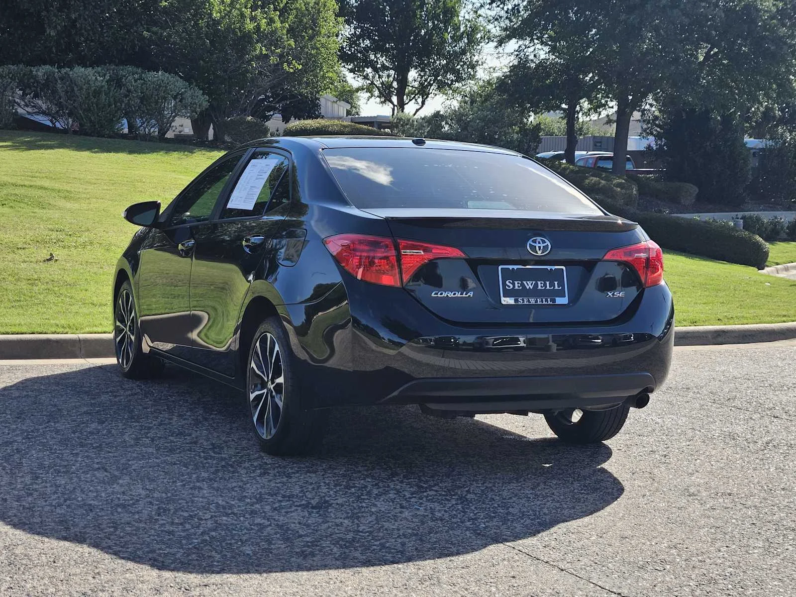 Used 2019 Black Sand Pearl Toyota XSE image 3
