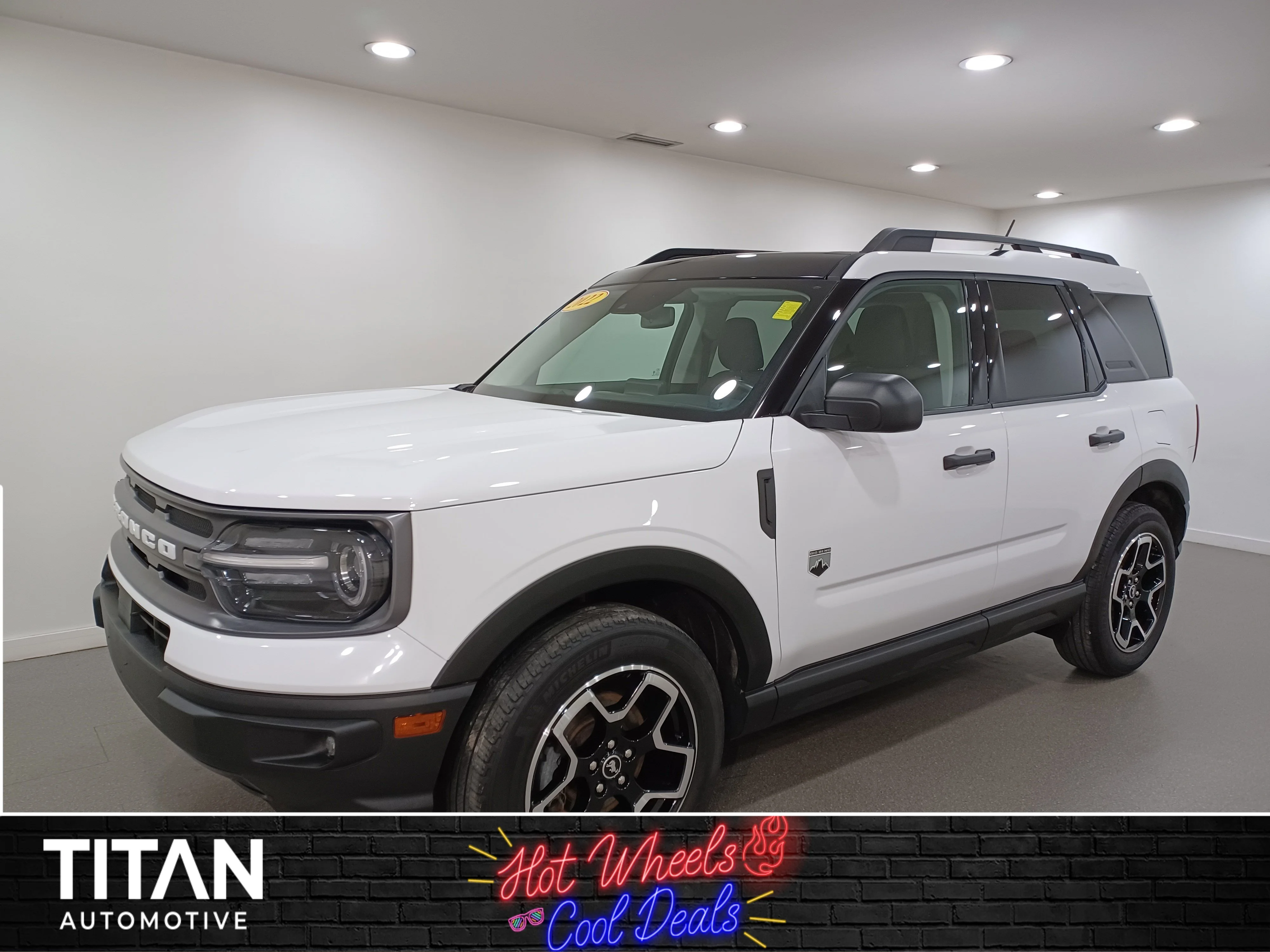Certified Used 2022 Oxford White Ford Big Bend 4x4*Adaptive Cruise | Remote Start | Htd Seats | Sunroof | Htd Wheel | Blind Spot Detect image 1