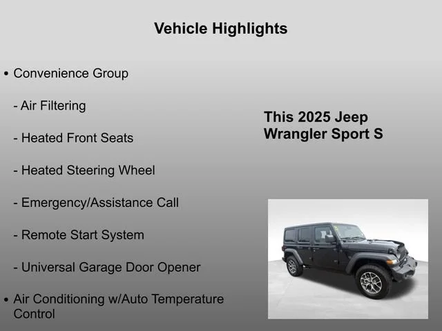 2025 Jeep Wrangler 4-Door Sport S - Photo 35