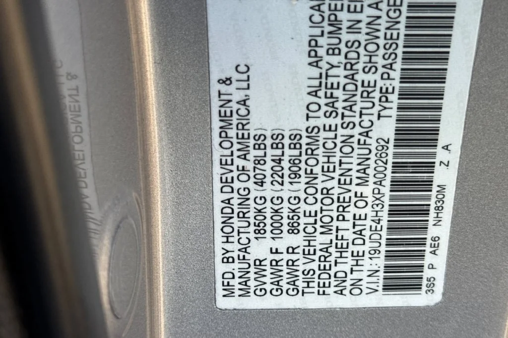 Used 2023 Liquid Carbon Metallic Acura A-Spec Package image 34