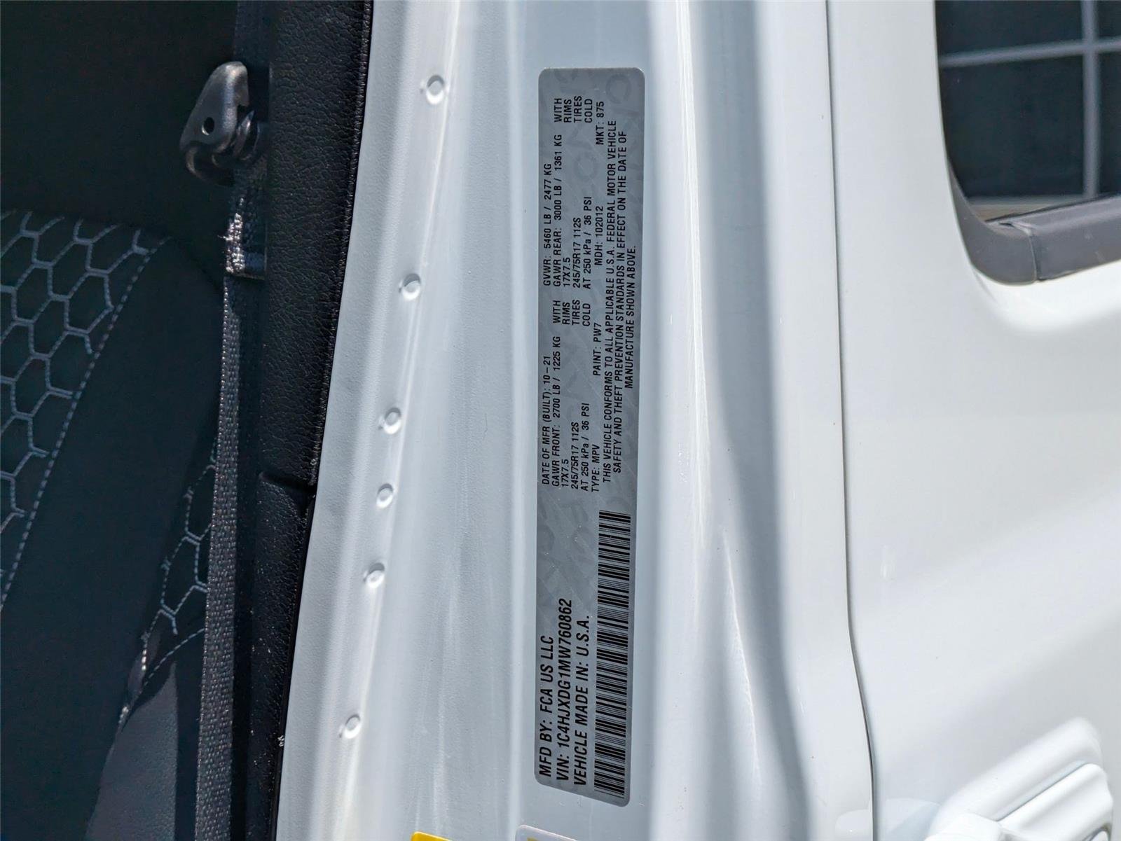 Used 2021 Bright White Clearcoat Jeep Unlimited Sport S image 34