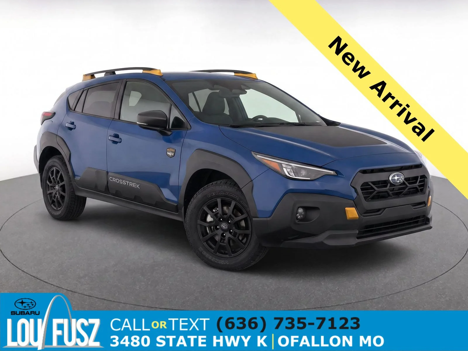 Used 2024 Geyser Blue Pearl Subaru Wilderness image 1