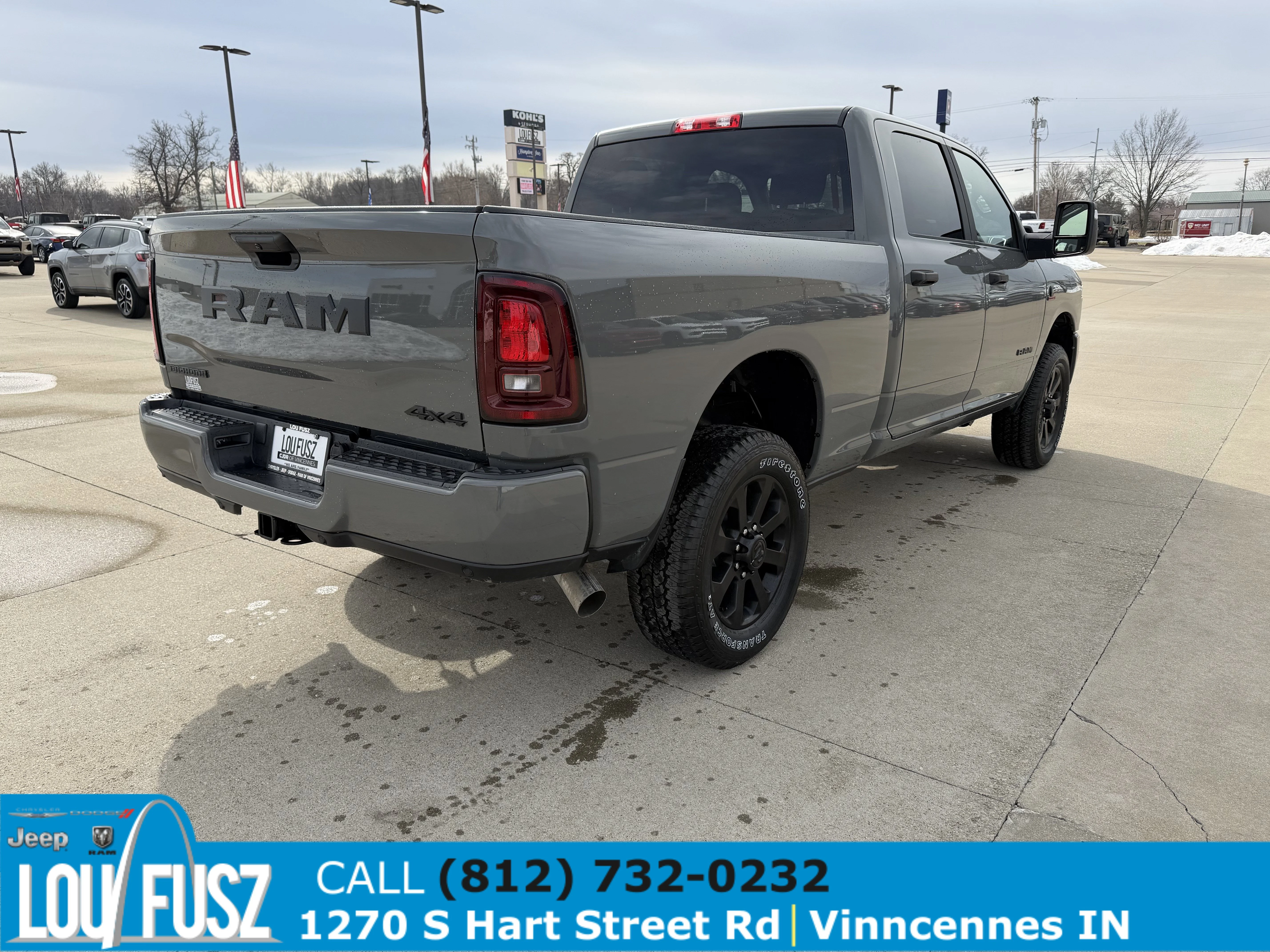 New 2026 Ceramic Gray Clear-Coat Exterior Paint RAM Big Horn image 7
