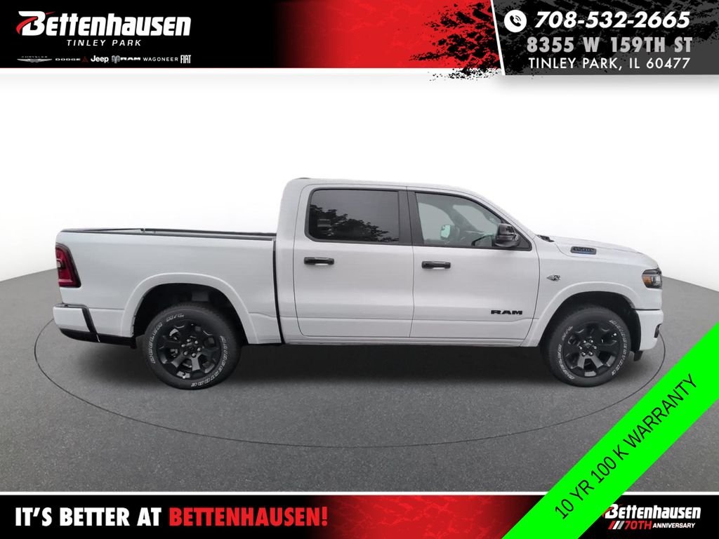 New 2026 Bright White Clear-Coat Exterior Paint RAM Big Horn image 3