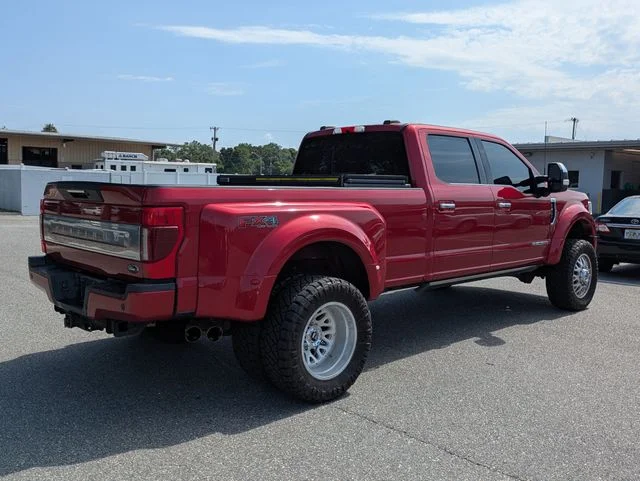 Used 2022 Rapid Red Metallic Tinted Clearcoat Ford Platinum image 3