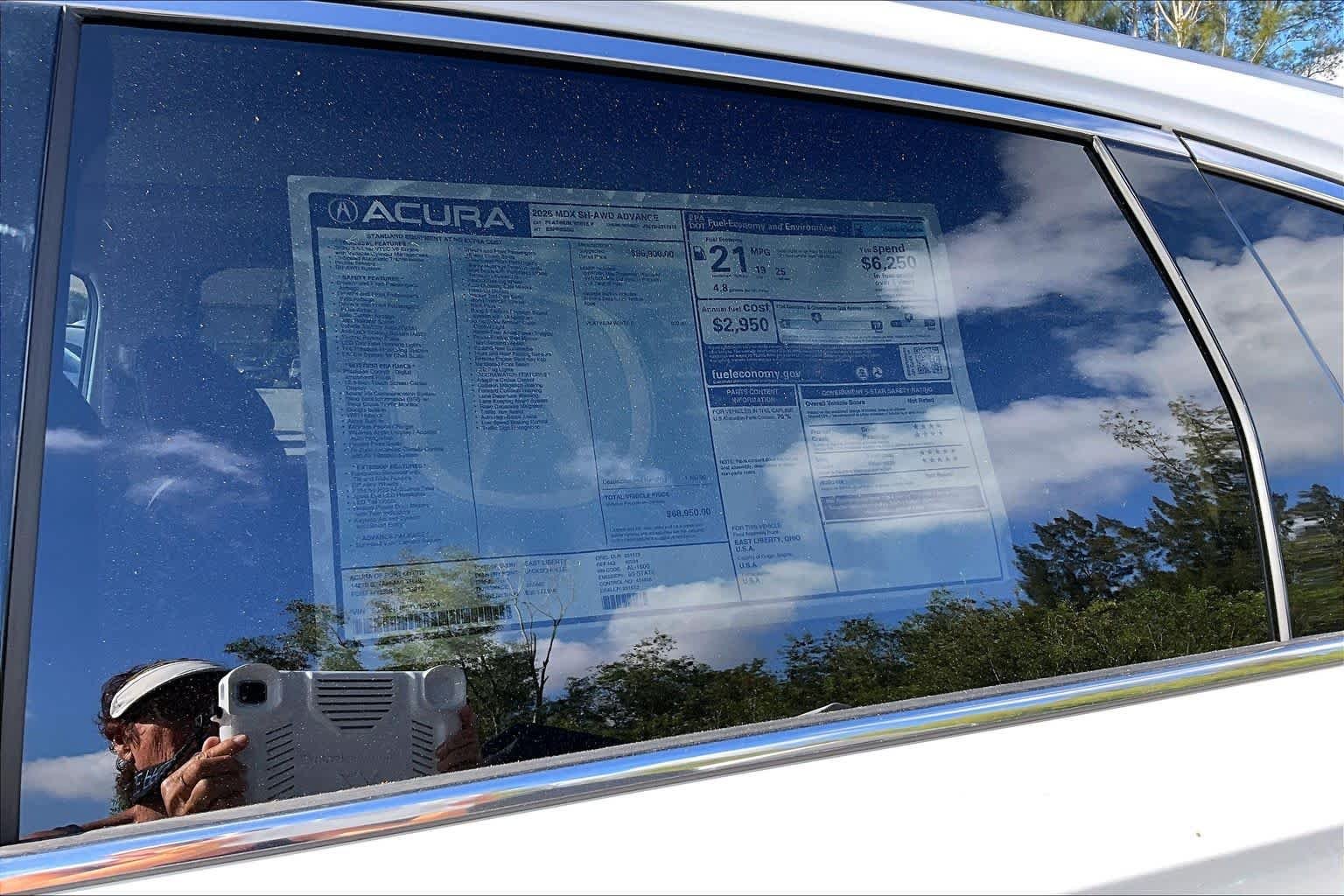 New 2026 Platinum White Pearl Acura w/Advance Package image 21